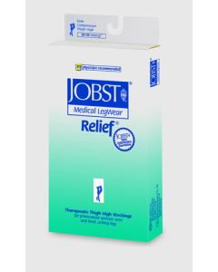 Jobst Relief 20-30 Thigh-Hi Beige Large  Silicone Band