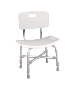 Bath Bench - Heavy Duty With Back  Bariatric (KD)  Each