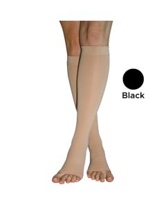 X-Frm Surg Weight Stkngs X-Lrg 20-30mmHg  Below Knee O/T Blk